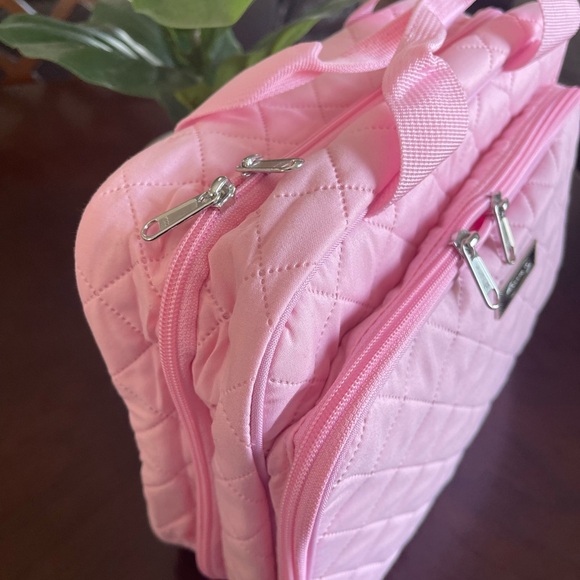 POPPIN10 -  Pink Cosmetic Bag Hanging Toiletry Makeup Bag - Picture 8 of 11